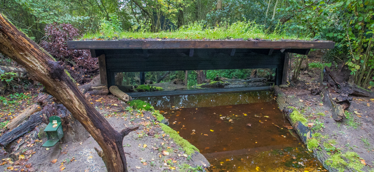 De luxe fotohut is voorzien van spiegelend glas, waardoor je voor de vogels nagenoeg onzichtbaar bent. 